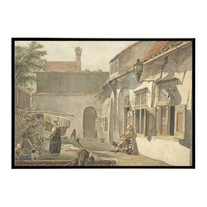 ĚÂG g|X^[ fW^}X^[Binnenplaatsje met figuren te Utrecht CeA a0 a1 a2 a3 a4 b4 b0 b1 b2 b3i G ʉ  _ Vv ybn-poster-2829z