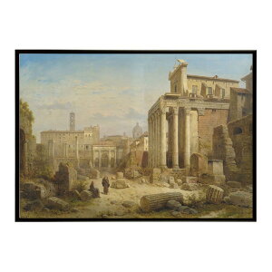 ĚÂG g|X^[ fW^}X^[Blick auf das Forum Romanum mit dem Septimius-Severus-Bogen und dem Tempel der Faustina und des Antonius Pius CeA i G ʉ  _ Vv