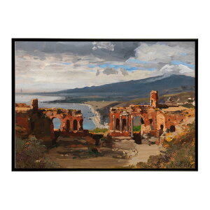 ���E�̌Â��G�� ���g���|�X�^�[ �f�W�^�����}�X�^�[Blick vom antiken Theater in Taormina auf den Atna �C���e���A a0 a1 a2 a3 a4 b4 b0 b1 b2 b3��i ���G ���ʉ� ������� ���_�� �V���v�� �������ybn-poster-2869�z