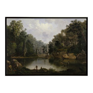 世界の古い絵画 レトロポスター デジタルリマスターBlue Hole Flood Waters Little Miami River インテリア a0 a1 a2 a3 a4 b4 b0 b1 b2 b3作品 油絵 水彩画 おしゃれ モダン シンプル お洒落【bn-poster-2876】