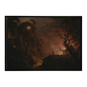 ĚÂG g|X^[ fW^}X^[Cottage on fire at night CeA a0 a1 a2 a3 a4 b4 b0 b1 b2 b3i G ʉ  _ Vv ybn-poster-3020z