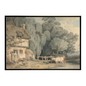 ĚÂG g|X^[ fW^}X^[Country Scene; Figures by a Cottage Door and Cattle in a Stream CeA a0 a1 a2 a3 a4 b4 b0 b1 b2 b3i G ʉ  _ Vv ybn-p