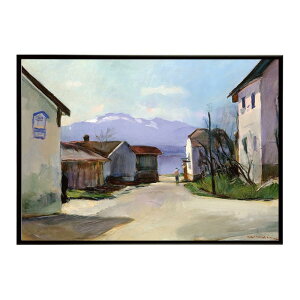 ĚÂG g|X^[ fW^}X^[Dorfstrase in Gstadt am Morgen CeA a0 a1 a2 a3 a4 b4 b0 b1 b2 b3i G ʉ  _ Vv ybn-poster-3106z