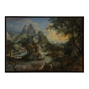 ĚÂG g|X^[ fW^}X^[Fishermen hauling in the catch in an extensive landscape a village beyond CeA a0 a1 a2 a3 a4 b4 b0 b1 b2 b3i G ʉ  _ Vv 