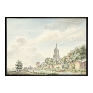 ĚÂG g|X^[ fW^}X^[Gezicht op Asperen met de stadsmuren en de kerktoren CeA a0 a1 a2 a3 a4 b4 b0 b1 b2 b3i G ʉ  _ Vv ybn-poster-3303