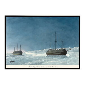 ĚÂG g|X^[ fW^}X^[H. M. Ships Hecla and Griper in Winter Harbour CeA a0 a1 a2 a3 a4 b4 b0 b1 b2 b3i G ʉ  _ Vv ybn-poster-3358z