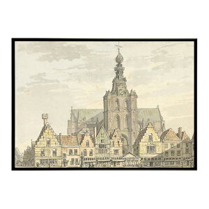 ĚÂG g|X^[ fW^}X^[Kerk en Markt te Bergen op Zoom CeA a0 a1 a2 a3 a4 b4 b0 b1 b2 b3i G ʉ  _ Vv ybn-poster-3523z
