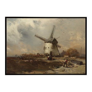 ĚÂG g|X^[ fW^}X^[Landschaft mit Windmuhlen und figurlicher Staffage CeA a0 a1 a2 a3 a4 b4 b0 b1 b2 b3i G ʉ  _ Vv ybn-poster-3682z