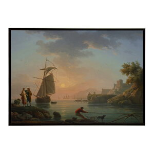 ĚÂG g|X^[ fW^}X^[Mediterranean port at sunset with a fisherman in the foreground CeA a0 a1 a2 a3 a4 b4 b0 b1 b2 b3i G ʉ  _ Vv ybn-p