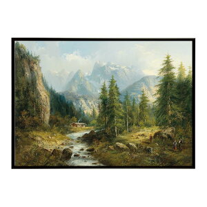 ĚÂG g|X^[ fW^}X^[Mountain Landscape with decorative figures CeA a0 a1 a2 a3 a4 b4 b0 b1 b2 b3i G ʉ  _ Vv ybn-poster-3891z