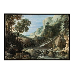 ĚÂG g|X^[ fW^}X^[Mountainous Landscape With Wildlife Around A Cascade CeA a0 a1 a2 a3 a4 b4 b0 b1 b2 b3i G ʉ  _ Vv ybn-poster-3896