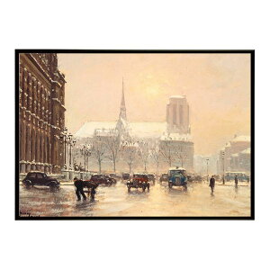 ĚÂG g|X^[ fW^}X^[Notre-Dame vue de la place de lfHotel de Ville par temps de neige CeA a0 a1 a2 a3 a4 b4 b0 b1 b2 b3i G ʉ  _ Vv y