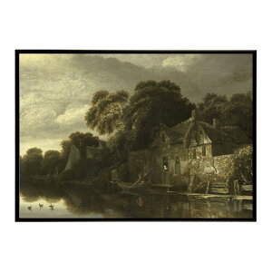 ���E�̌Â��G�� ���g���|�X�^�[ �f�W�^�����}�X�^�[Old Cottage on the Water �C���e���A a0 a1 a2 a3 a4 b4 b0 b1 b2 b3��i ���G ���ʉ� ������� ���_�� �V���v�� �������ybn-poster-3968�z