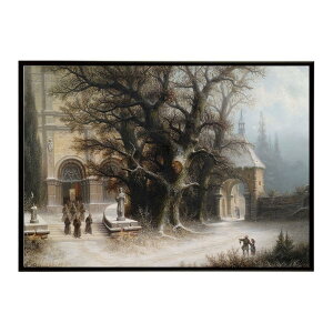 ���E�̌Â��G�� ���g���|�X�^�[ �f�W�^�����}�X�^�[Procession at a Snowy Monastery �C���e���A a0 a1 a2 a3 a4 b4 b0 b1 b2 b3��i ���G ���ʉ� ������� ���_�� �V���v�� �������ybn-poster-4093�z