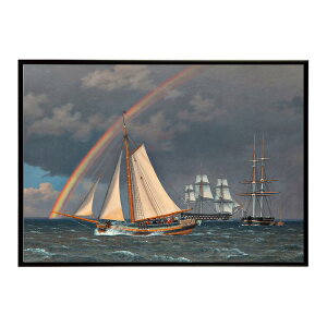 ĚÂG g|X^[ fW^}X^[Rainbow at Sea and a Crossing Hunt with other Ships CeA a0 a1 a2 a3 a4 b4 b0 b1 b2 b3i G ʉ  _ Vv ybn-poster-4104