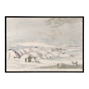 ĚÂG g|X^[ fW^}X^[Snow Village of Inuit visited by Captain Lyons CeA a0 a1 a2 a3 a4 b4 b0 b1 b2 b3i G ʉ  _ Vv ybn-poster-4316z