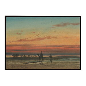 ĚÂG g|X^[ fW^}X^[Sunset in Egypt with two Bedouins on camels CeA a0 a1 a2 a3 a4 b4 b0 b1 b2 b3i G ʉ  _ Vv ybn-poster-4416z