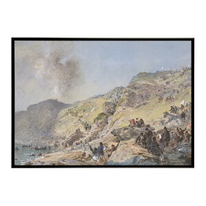 ĚÂG g|X^[ fW^}X^[The Cliffs Foilhummerum Bay Valentia the Point at Which the Shore-end of the Cable was Landed on July 22nd 1865 CeA i G ʉ  _ Vv