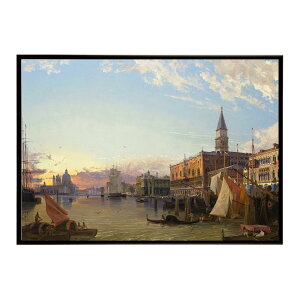 ���E�̌Â��G�� ���g���|�X�^�[ �f�W�^�����}�X�^�[The Doge�fs Palace and the Piazzetta di San Marco with a View of the Grand Canal and Santa Maria Della Salute Beyond �C���e���A ��i ���G ���ʉ� ������� ���_�� �V