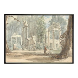 ���E�̌Â��G�� ���g���|�X�^�[ �f�W�^�����}�X�^�[The Ruins from Leptis Magna as they Appeared in the Royal Park at Virginia Water �C���e���A a0 a1 a2 a3 a4 b4 b0 b1 b2 b3��i ���G ���ʉ� ������� ���_�� �V���v��