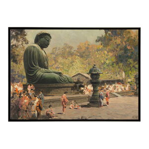 ĚÂG g|X^[ fW^}X^[The great Buddha (Daibutsu) in Kamakura Japan CeA a0 a1 a2 a3 a4 b4 b0 b1 b2 b3i G ʉ  _ Vv ybn-poster-4639z