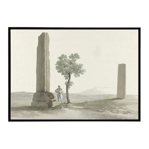 ĚÂG g|X^[ fW^}X^[Twee fragmenten van zuilen van de tempel van Zeus Olympus op afstand van halve mijl van rivier Anapus CeA i G ʉ  _ Vv 