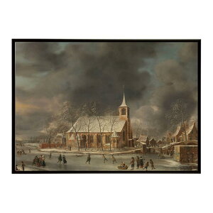 ĚÂG g|X^[ fW^}X^[View of the Church of Sloten in the Winter CeA a0 a1 a2 a3 a4 b4 b0 b1 b2 b3i G ʉ  _ Vv ybn-poster-4860z