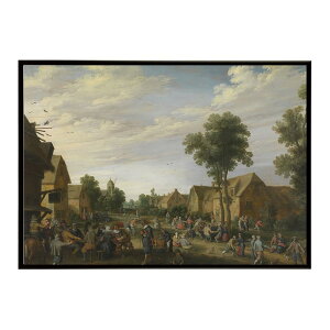 世界の古い絵画 レトロポスター デジタルリマスターVillage Fair インテリア a0 a1 a2 a3 a4 b4 b0 b1 b2 b3作品 油絵 水彩画 おしゃれ モダン シンプル お洒落【bn-poster-4887】