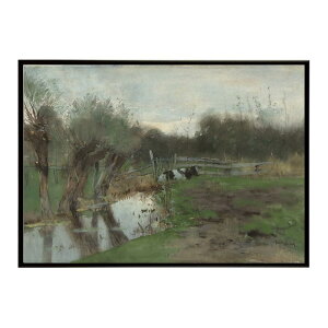 ĚÂG g|X^[ fW^}X^[Weiland met liggende koe bij een sloot CeA a0 a1 a2 a3 a4 b4 b0 b1 b2 b3i G ʉ  _ Vv ybn-poster-4947z