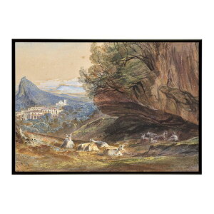 ポスター 名画 絵画 フレーム イタリアのラ・カーヴァ インテリア おしゃれ 風景画 デジタルリマスター 横 A B 1 2 3 4 0 【bn-poster-6068】