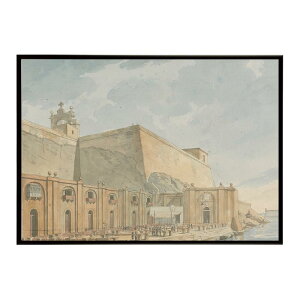 ポスター 名画 絵画 フレーム マルタ インテリア おしゃれ 地中海風景 デジタルリマスター 横 A B 1 2 3 4 0 【bn-poster-6317】