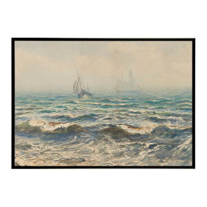 ポスター 名画 絵画 フレーム 海から立ち上る霧 インテリア おしゃれ 自然風景 デジタルリマスター 横 A B 1 2 3 4 0 【bn-poster-6369】