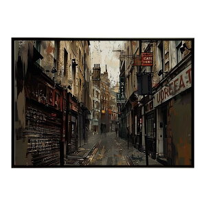 コンセプトアート ヨーロッパ レトロシャビー ポスター ロンドン パリ 街並み 海外 シティ 車 ビル お店 用紙とサイズが選べる インテリア おしゃれ オシャレ アート モダン a0 a1 a2 a3 a4 b0 b1 b