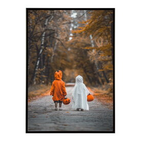 ハロウィーン Halloween パンプキン イベント ジャックオーランタン コスプレ 装飾 オレンジ かぼちゃ おばけ こうもり ホラー ポスター 用紙とサイズが選べる インテリア おしゃれ プリントポスター フォト イラスト お洒落 特大 大きい【lh-poster-9329】