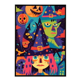 ハロウィーン Halloween パンプキン イベント ジャックオーランタン コスプレ 装飾 オレンジ かぼちゃ おばけ こうもり ホラー ポスター 用紙とサイズが選べる インテリア おしゃれ プリントポスター フォト イラスト お洒落 特大 大きい【lh-poster-9349】