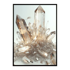 クラッシュストーン 宝石 ジュエル 天然石 クラック ポスター パワー ヒーリング 誕生石 風水 金運 浄化 ルース スピリチュアル インテリア おしゃれ プリントポスター フォト イラスト 【lh-