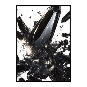 クラッシュストーン 宝石 ジュエル 天然石 クラック ポスター パワー ヒーリング 誕生石 風水 金運 浄化 ルース スピリチュアル インテリア おしゃれ プリントポスター フォト イラスト 【lh-