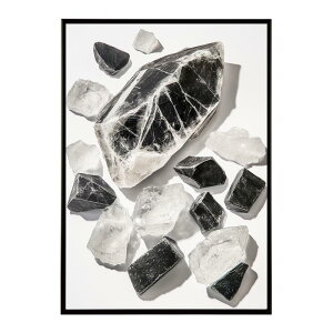 クラッシュストーン 宝石 ジュエル 天然石 クラック ポスター パワー ヒーリング 誕生石 風水 金運 浄化 ルース スピリチュアル インテリア おしゃれ プリントポスター フォト イラスト 【lh-