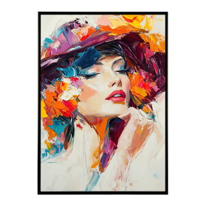 アーティスティックフラワー ポスター 絵画 絵 油絵 アート お花 ドライフラワー 生花 観葉 植物 自然 インテリア おしゃれ プリントポスター フォト イラスト お洒落 特大 大きい【lh-poster-