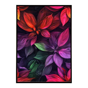 アーティスティックフラワー ポスター 花 絵画 アート 画家 名画 コンセプトアート 油絵 水彩画 絵具 花柄デザイン インテリア雑貨 壁飾り 北欧風 モダンアート フラワーアート 【lh-poster-1107