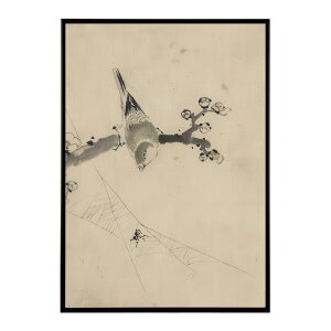 k  |X^[ fW^}X^[ G G Gt Ԏ}Ɏ~܂钹ƒw偂̑ - A Bird on a Tree Branch with Blossoms by Katsushika Hokusai|X^[ pƃTCYIׂ CeA  