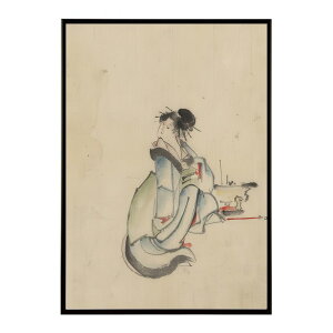 k  |X^[ fW^}X^[ G G Gt  - A Woman with Hairpins by Katsushika Hokusai|X^[ pƃTCYIׂ CeA  vg|X^[ 