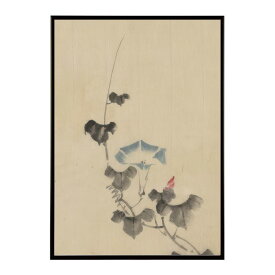 葛飾北斎 名画 ポスター デジタルリマスター 絵画 浮世絵 絵師 青い朝顔の花 - Blue Morning Glory by Katsushika Hokusaiポスター 用紙とサイズが選べる インテリア おしゃれ プリントポスター 【bn-poster-7607】