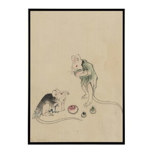 k  |X^[ fW^}X^[ G G Gt C̑l - Two Mice by Katsushika Hokusai|X^[ pƃTCYIׂ CeA  vg|X^[ ybn-poster-7643z