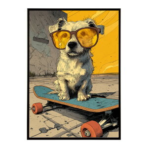 �J���t���X�P�{�[�h�b�O �C���X�g �A�j�� ���� �X�|�[�c ���g�� �r���e�[�W �� �|�X�^�[ �C���e���A ������� �v�����g�|�X�^�[ �t�H�g �C���X�g ������ ���� �傫���ylm-poster-1880�z