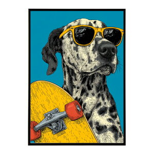 �J���t���X�P�{�[�h�b�O �C���X�g �A�j�� ���� �X�|�[�c ���g�� �r���e�[�W �� �|�X�^�[ �C���e���A ������� �v�����g�|�X�^�[ �t�H�g �C���X�g ������ ���� �傫���ylm-poster-1966�z