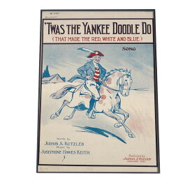 古いレトロ ポスター リマスター レプリカ 【選べる全サイズ＆用紙】 Twas the Yankee Doodle do (that made the red, white and blue) song (1917)【bn-poster-659】