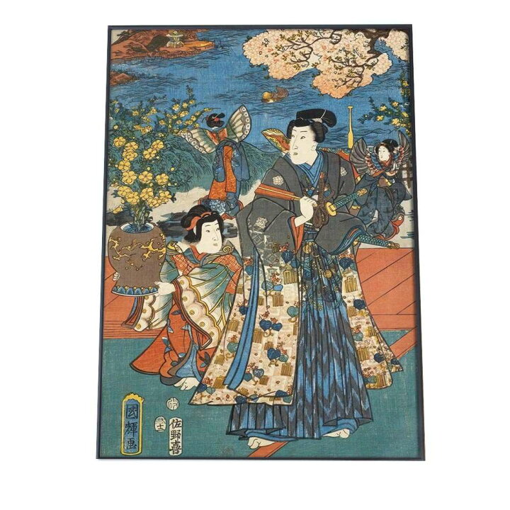 楽天市場】歌舞伎 和柄 浮世絵 江戸 アートプリント ポスター 