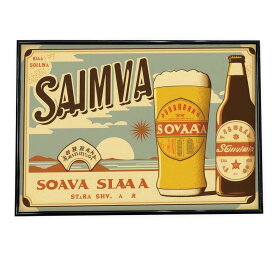 おしゃれ レトロ ブリキ風 アメリカン 海外 ポスター 【選べる全サイズ＆用紙】 アートプリント ポスター インテリア ヴィンテージ 昭和 モダン シンプル オシャレ お洒落 a0 a1 a2 a3 a4 b0 b1 b2 b3 b4 特大 大きい 小さい 横【lh-poster-719】