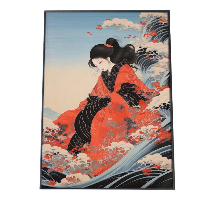 楽天市場】令和の浮世絵 版画風 ポスター 【用紙×サイズ×デザイン 